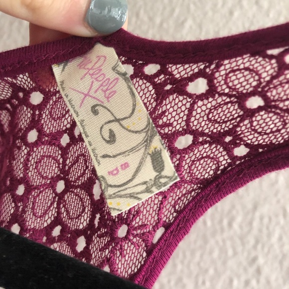 Purple FREE PEOPLE romper - Picture 3 of 4